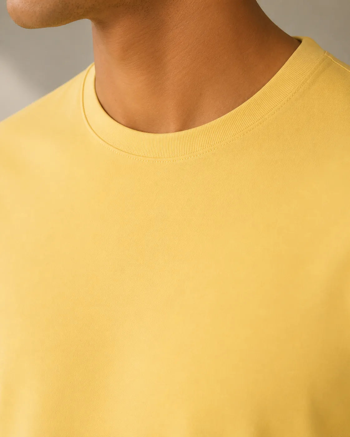 100% Cotton Lemon Mist Crew Neck