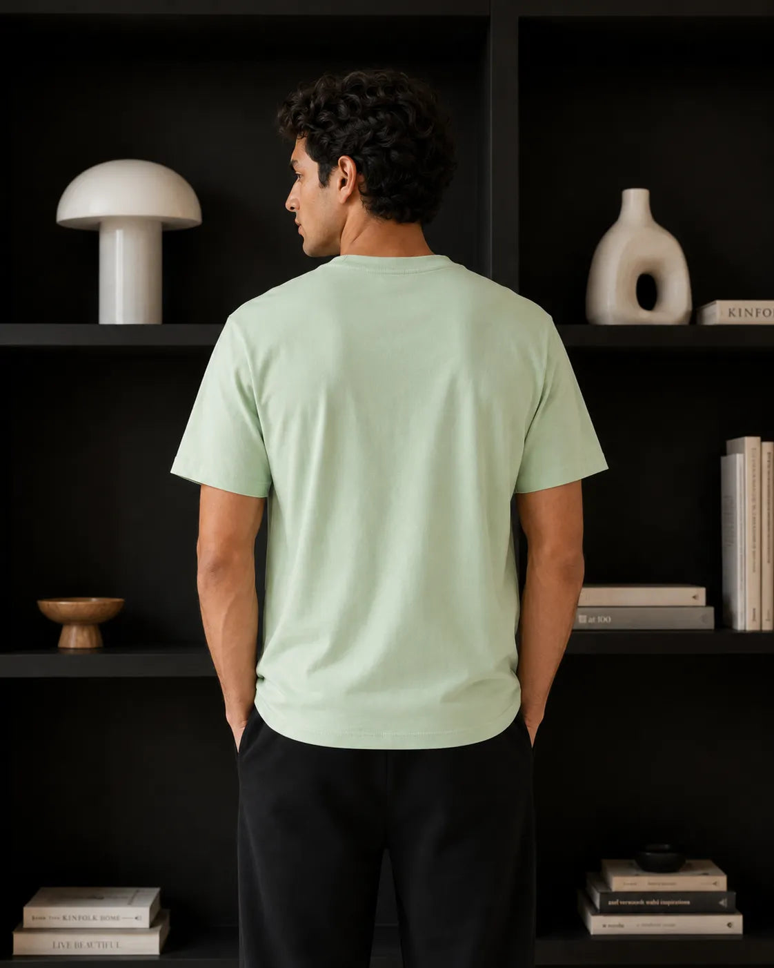 100% Cotton Mint Breeze Crew Neck