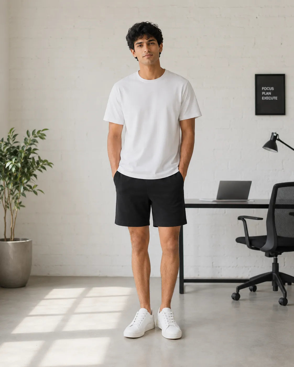 100% Cotton WhiteWave Crew Neck