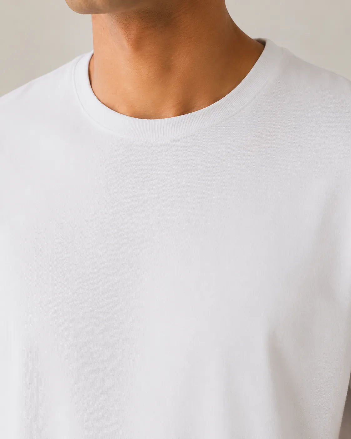 100% Cotton WhiteWave Crew Neck