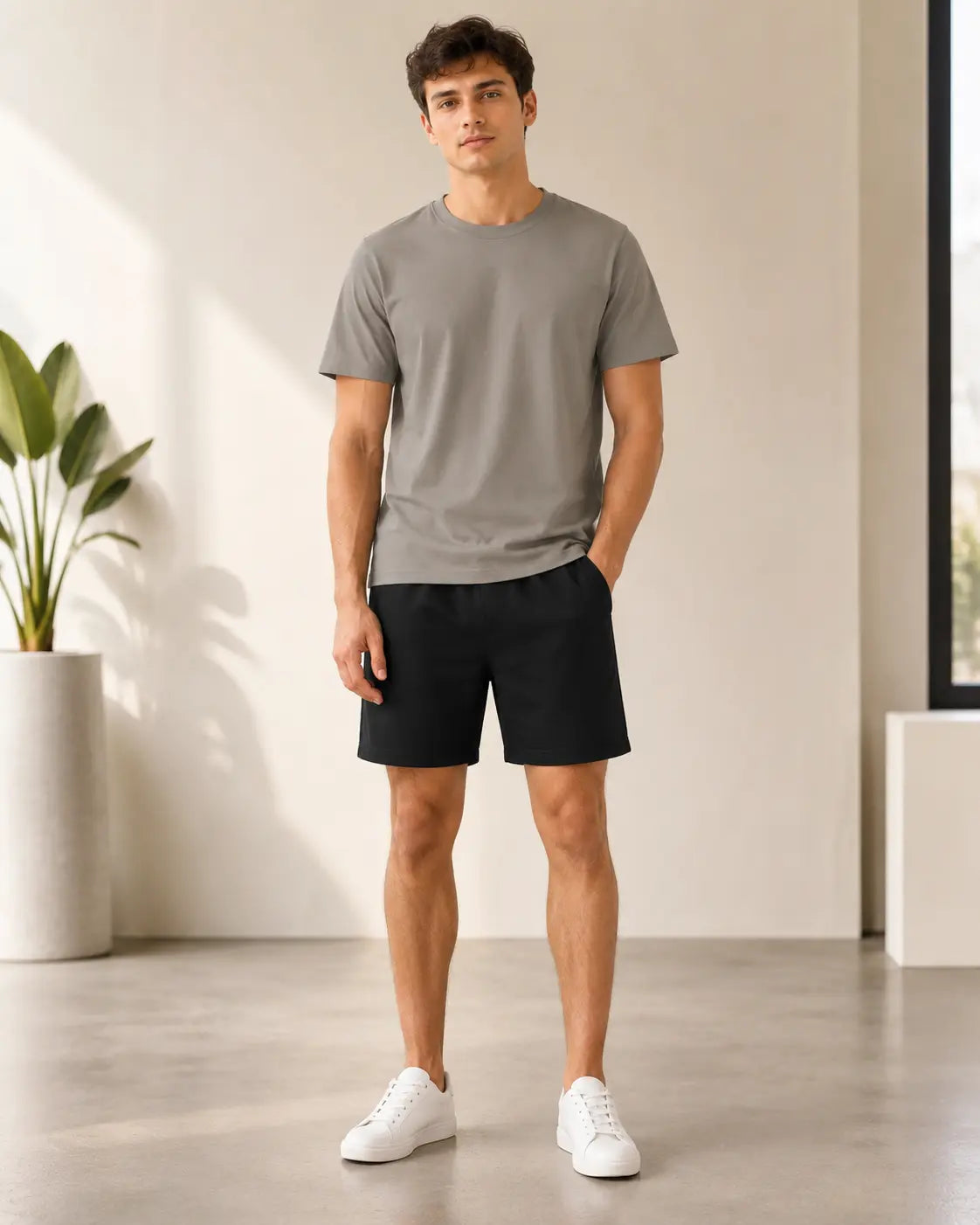 100% Supima Muted Sage Tee