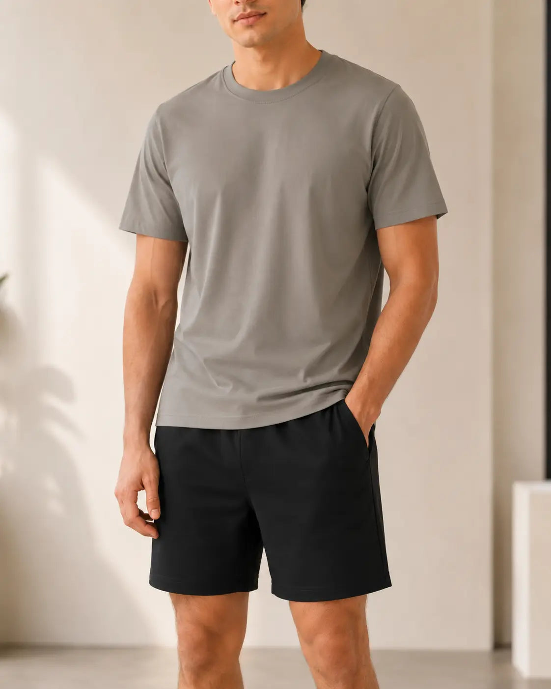 100% Supima Muted Sage Tee
