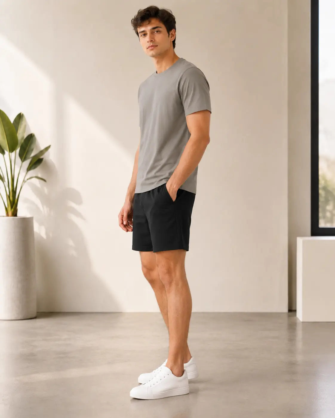 100% Supima Muted Sage Tee