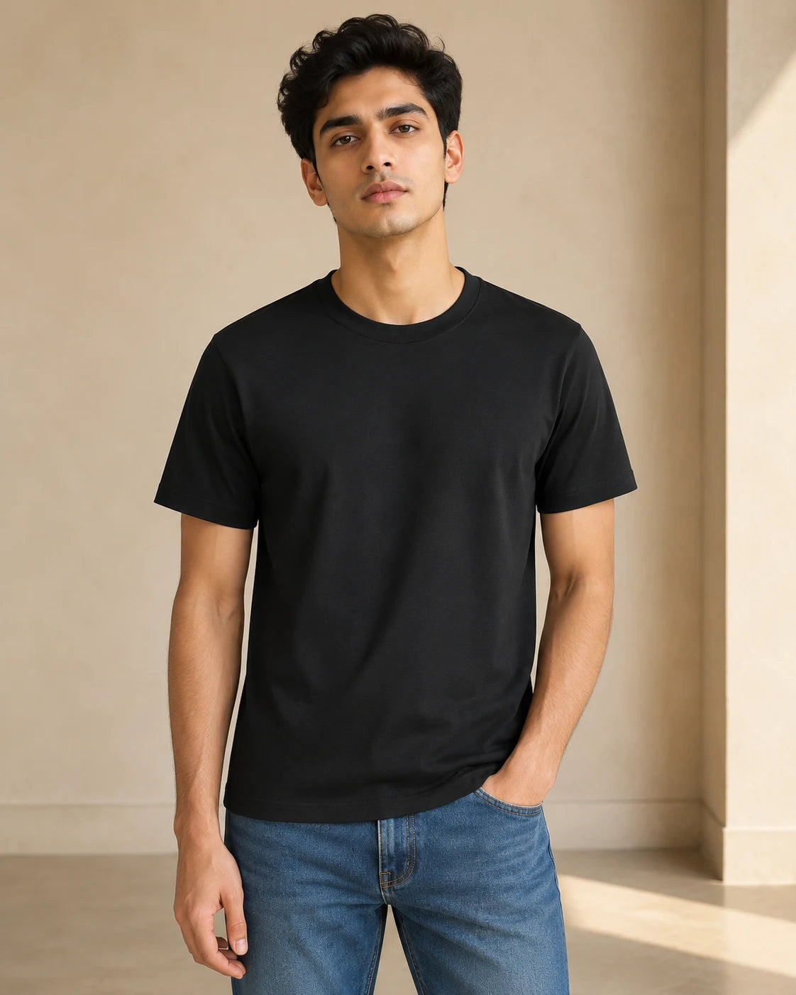 Eclipse Black Supima Tee