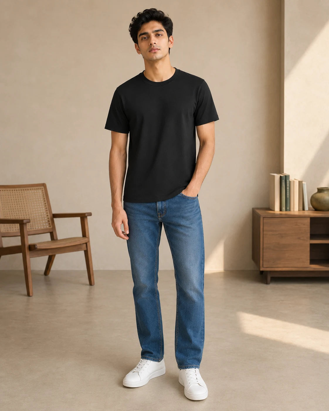Eclipse Black Supima Tee