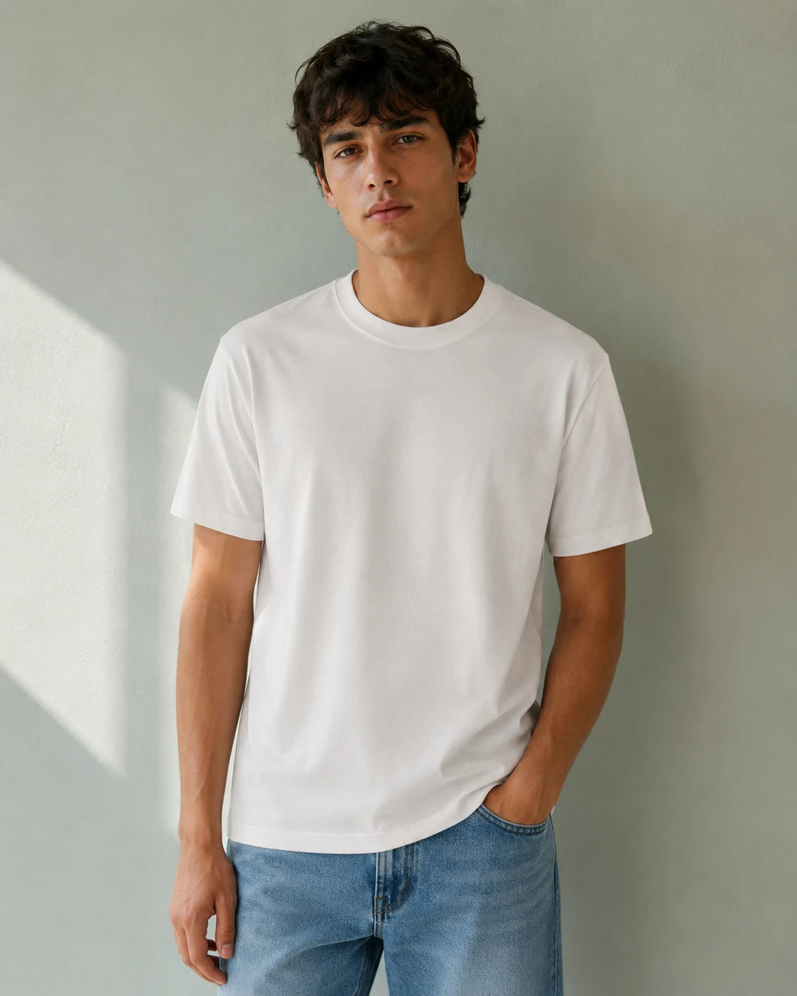 Ivory White Supima Tee