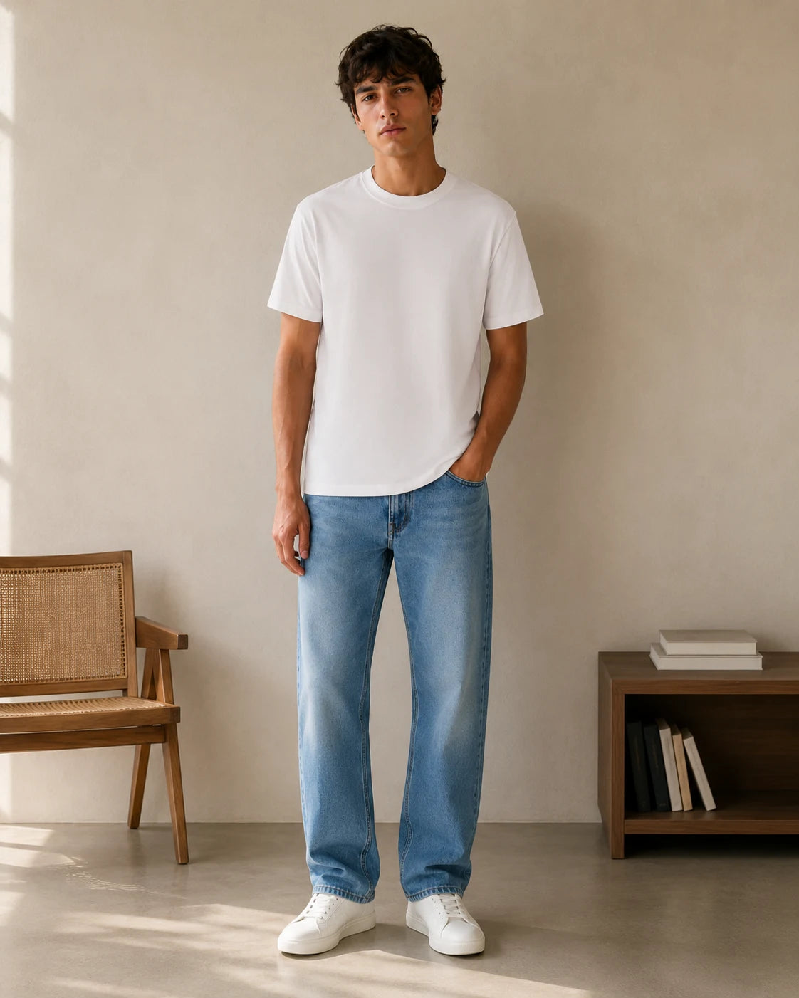 Ivory White Supima Tee