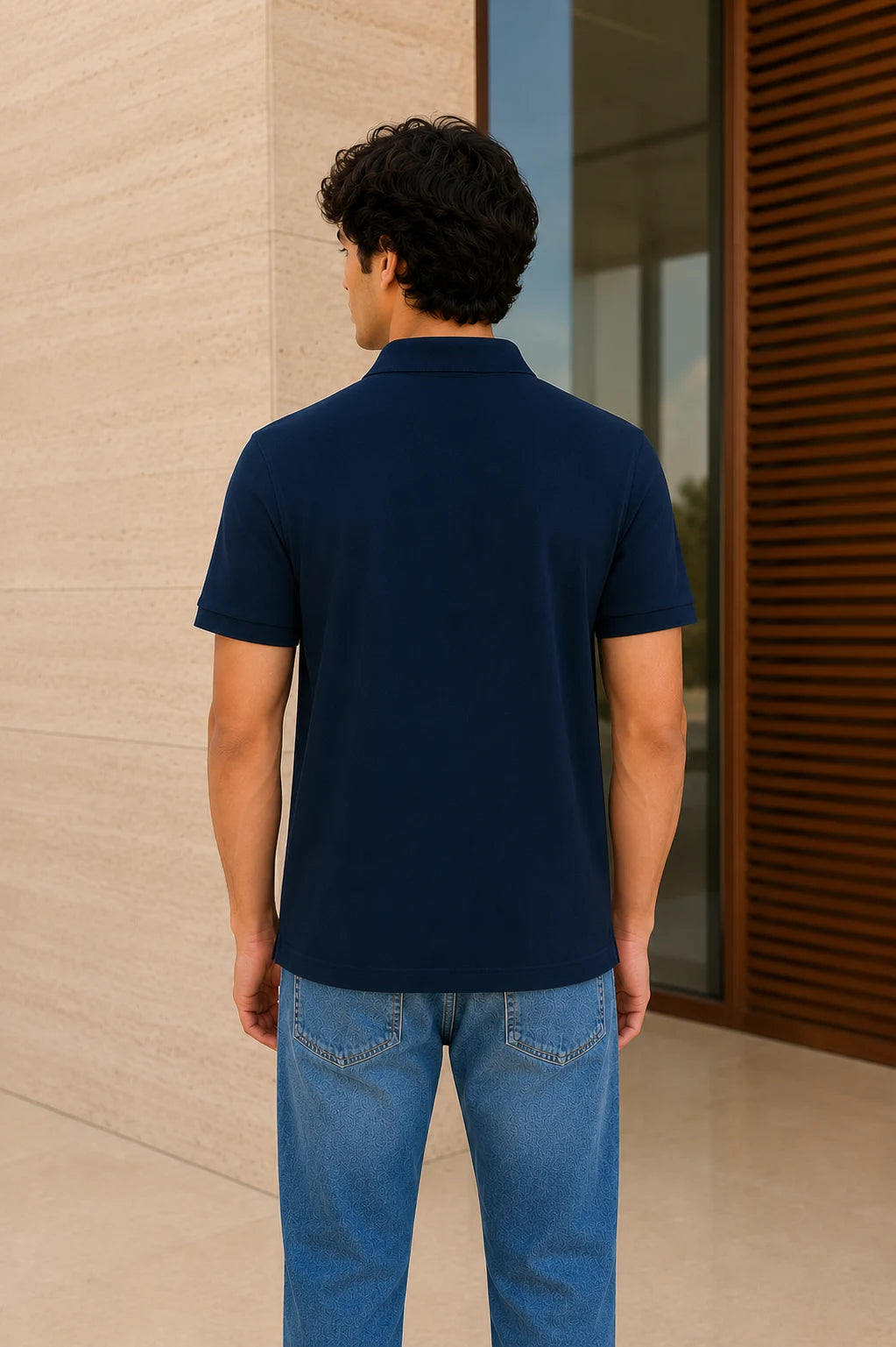 Obsidian Navy Polo