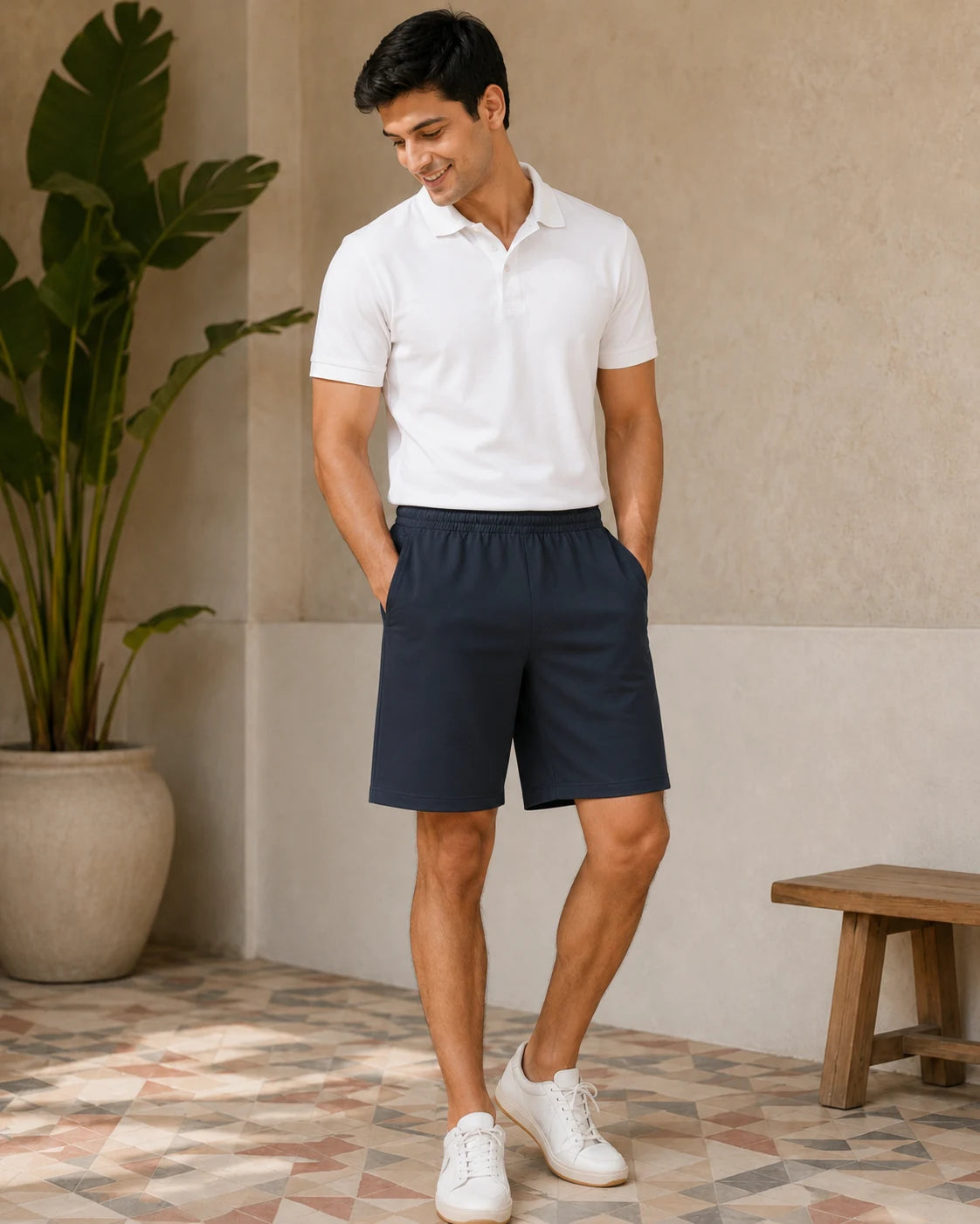 Ocean Navy Shorts
