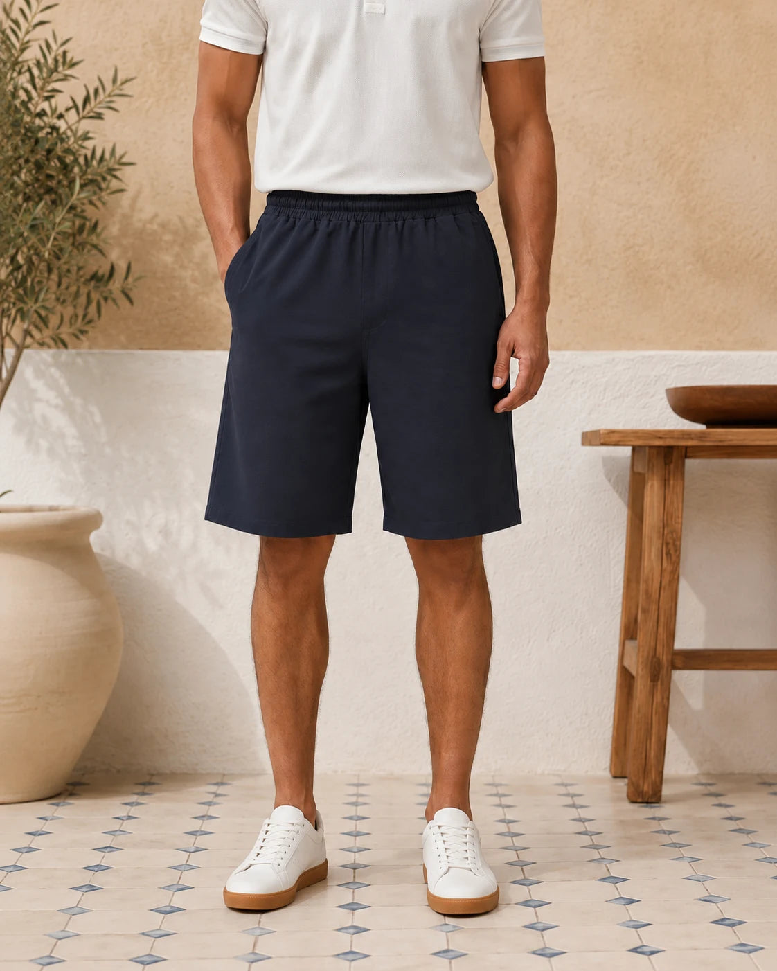 Ocean Navy Shorts