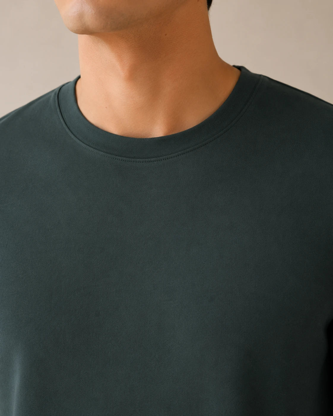 Pine Teal Supima Crew Neck