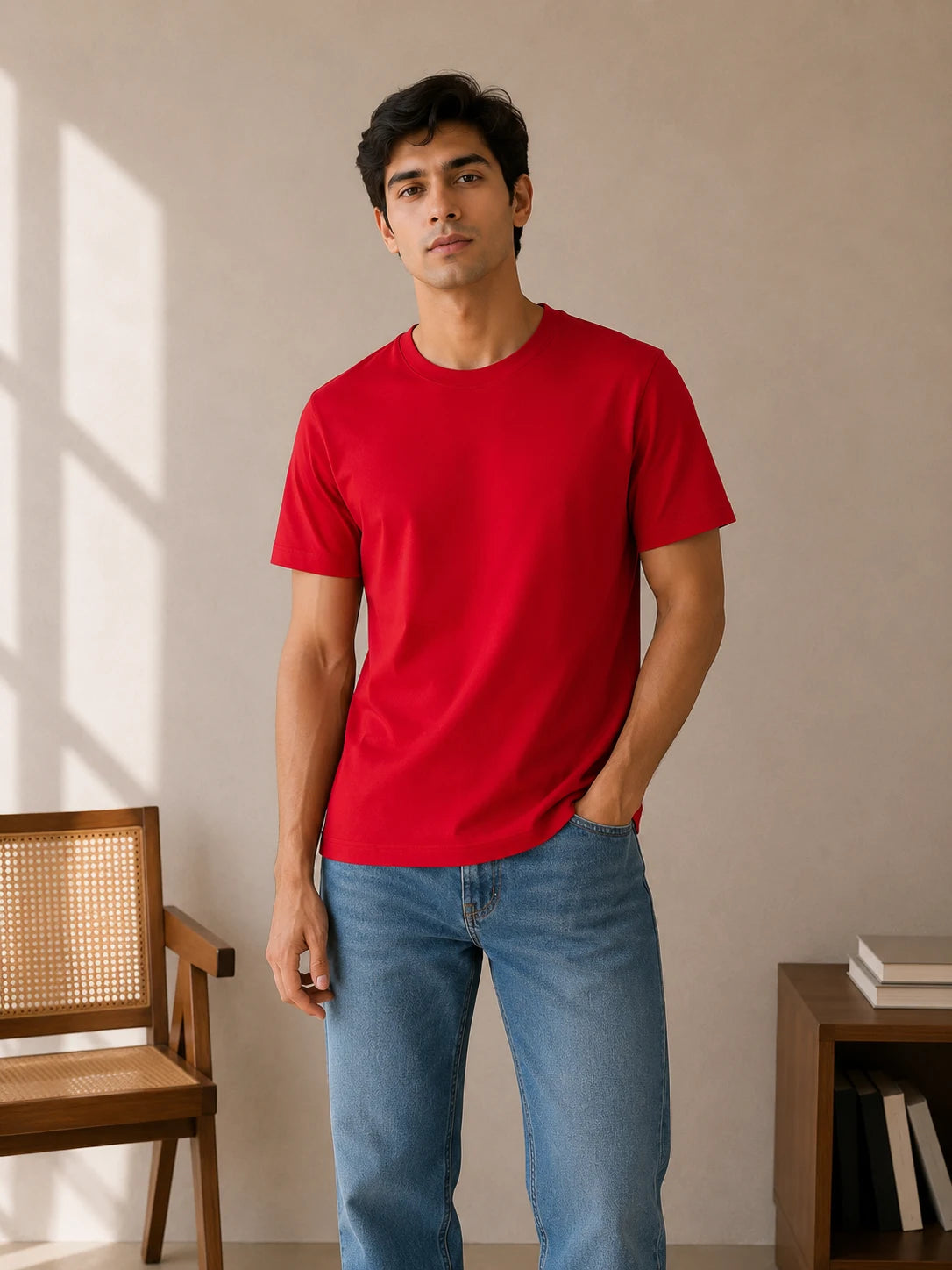 Red Ember Crew Neck