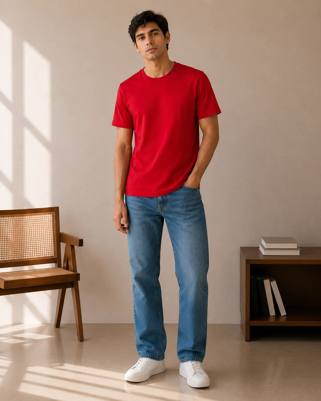 Red Ember Crew Neck