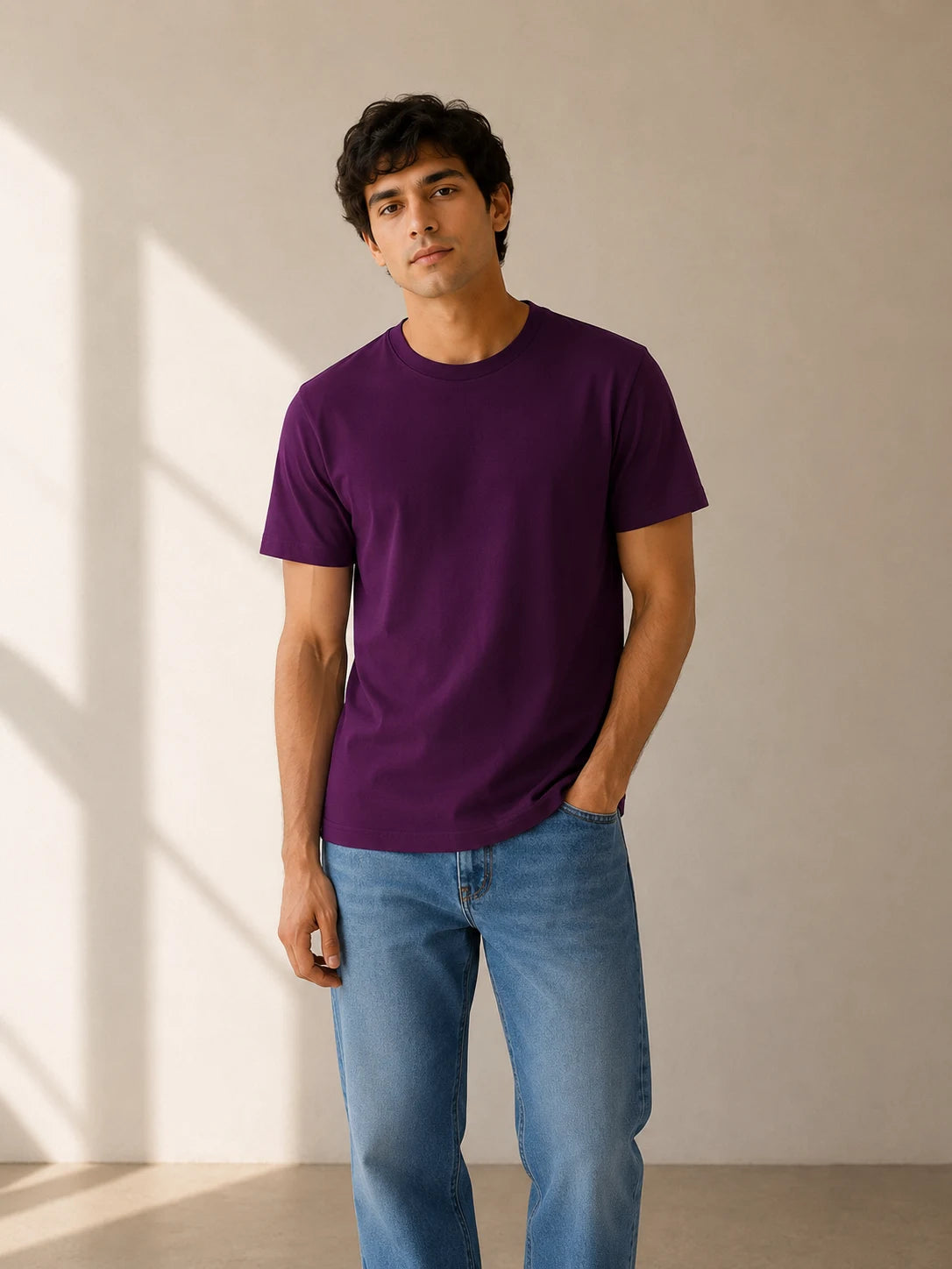 Royal Plum Crew Neck