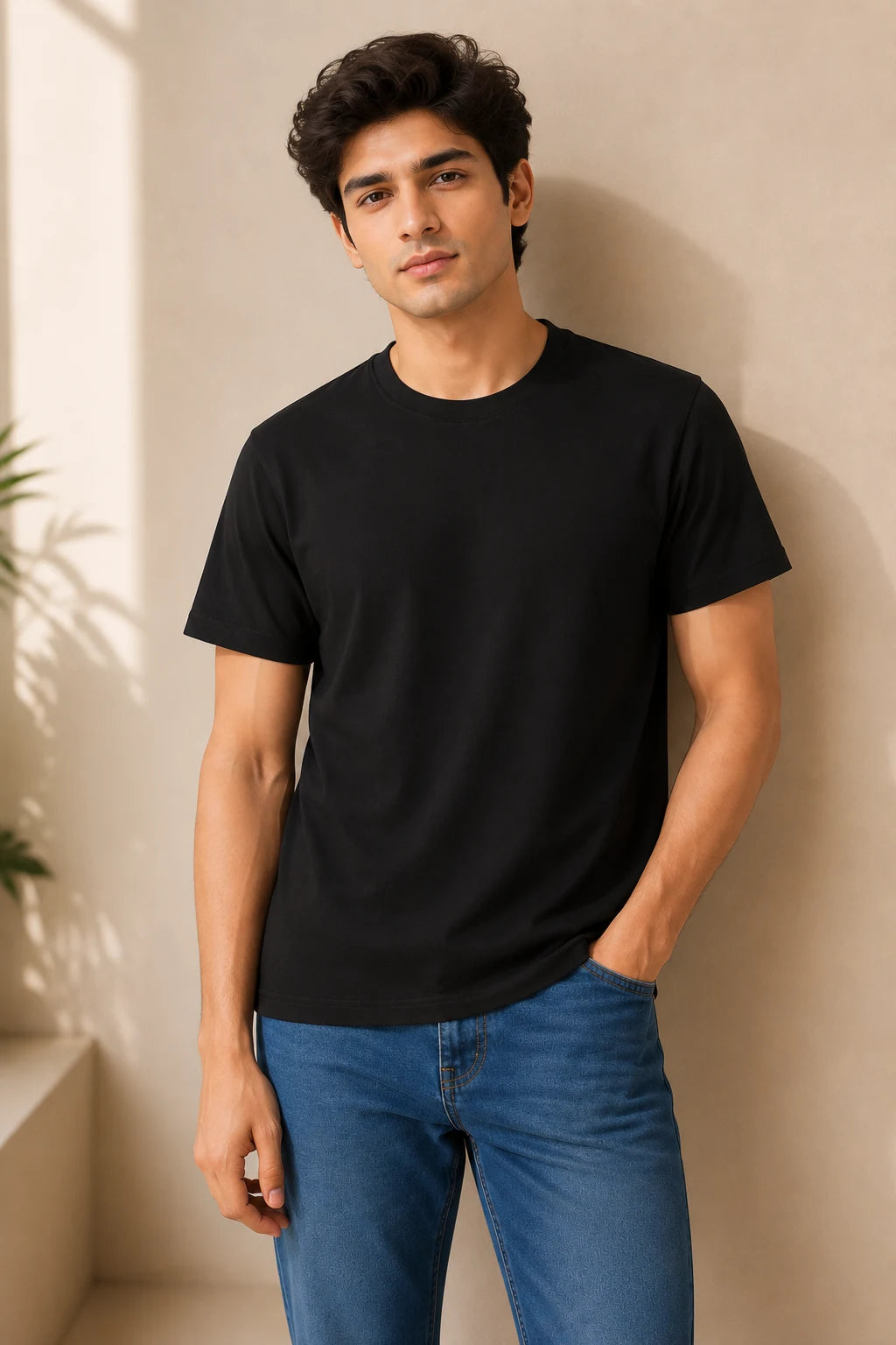 Shadow Black Crew Neck