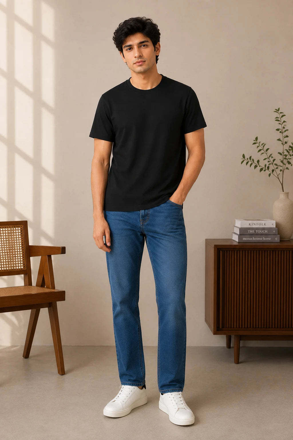 Shadow Black Crew Neck
