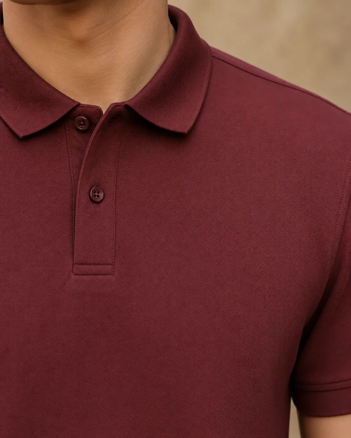 Wine Maroon Polo