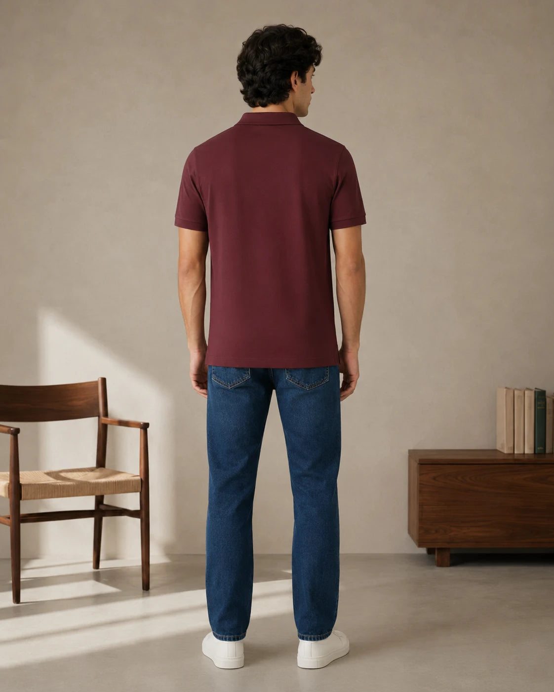 Wine Maroon Polo